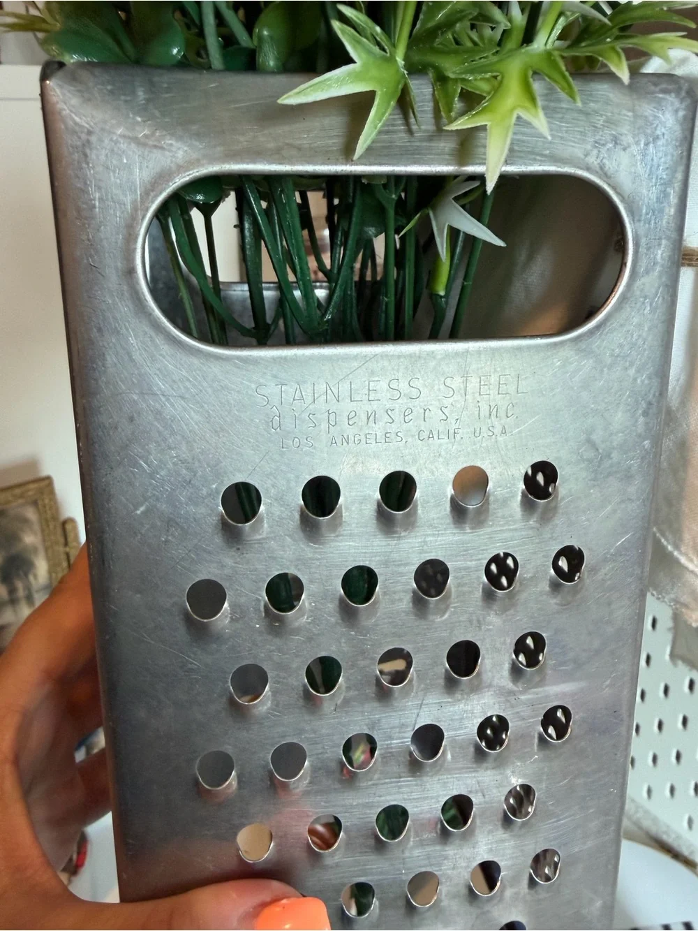 White Cotton & Green Faux Floral Arrangement - Home Accents Faux Florals